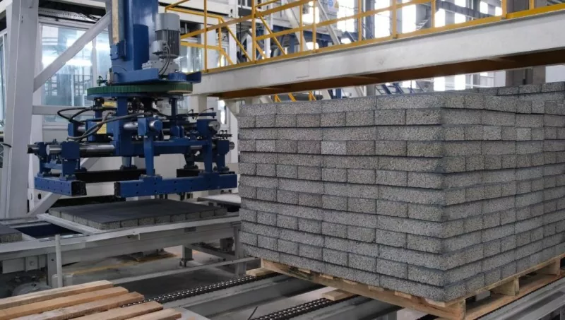 Levensduur en garantie van offline palletiseersystemen voor cementstenen