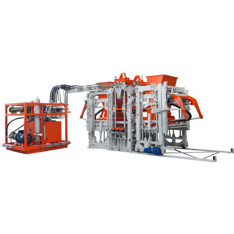 Doorlatende vormmachine voor grasbestrating