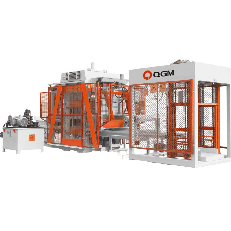 Machine voor het vormen van bestratingsblokken